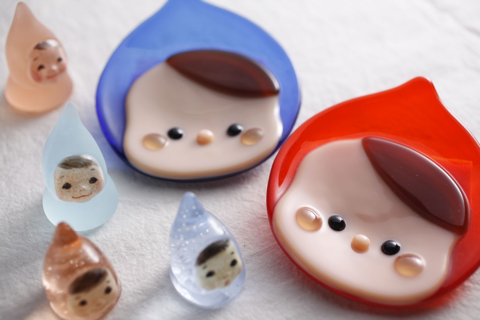 ガラス作品展示販売